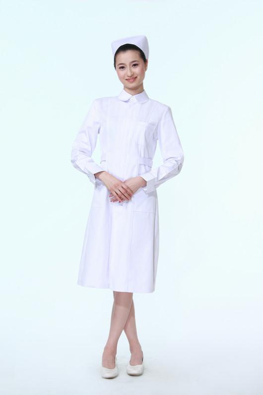 廠家定制醫護長袖白大褂 醫院醫生工作服 藥店實驗室護士服