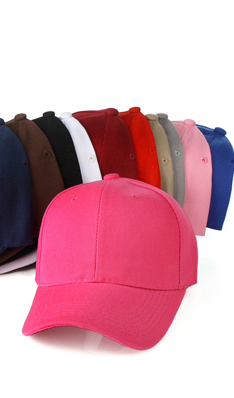 新款棒球帽爆款韓版純色棒球帽棉質空白帽情侶鴨舌帽子男女